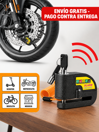 🚨Candado De Disco Con Alarma🚨